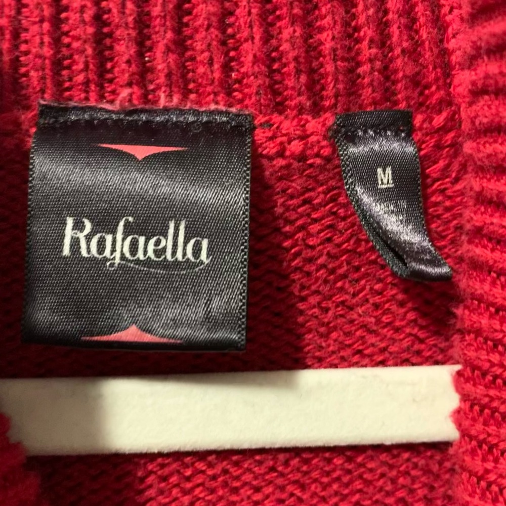 Rafaella red sweater
